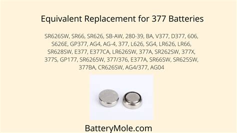 batteria 371 equivalent